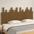 vidaXL Nástenné čelo postele medovohnedé 166x3x80 cm masívna borovica