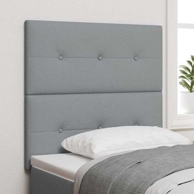 vidaXL Výškovo nastaviteľný čelový panel Svetlosivá 100 cm látka
