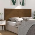 vidaXL Čelo postele medovo-hnedé 126x4x100 cm masívna borovica