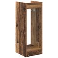vidaXL Stojan na rastliny 2 ks Staré drevo 30 x 30 x 80 cm