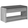 vidaXL Predsieňová lavica Sivá Sonoma 83 x 38 x 45 cm
