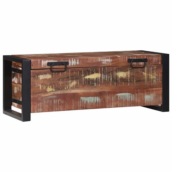 vidaXL Úložné truhlice Viacfarebný 80 x 30 x 30 cm Recyklovaný masív