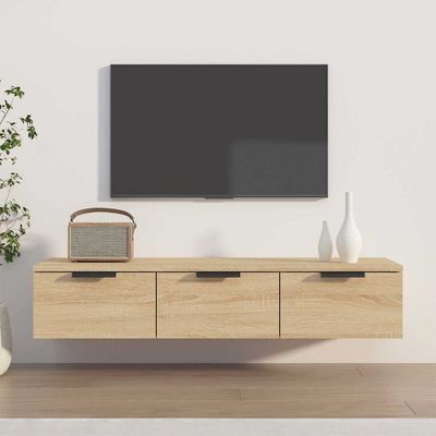 vidaXL Nástenná skrinka farba dubu sonoma 102x30x20cm spracované drevo