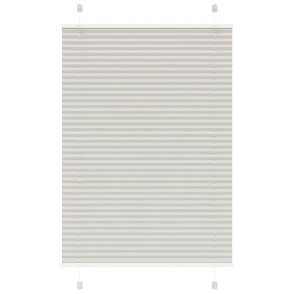vidaXL plisovaná roleta svetlosivá 95x150 cm šírka látky 94,4 cm