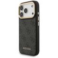 Puzdro Guess 4G s portfóliom Magsafe pre iPhone 17 Pro čierne