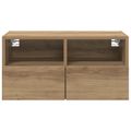 vidaXL TV nástenná skriňa 60 x 30 x 30 cm Remeselný dub