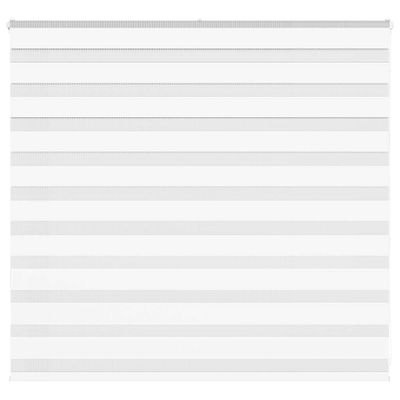 vidaXL Zebra roleta biela 160x100 cm šírka látky 155,9cm polyester