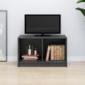 vidaXL TV skrinka sivá 70x33x42 cm masívne borovicové drevo