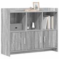 vidaXL Servírovacia skriňa Sivý Sonoma 98,5 x 33 x 80 cm