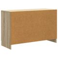 vidaXL Servírovacia skriňa Dub sonoma 89 x 34,5 x 57 cm