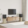 vidaXL Stojany na reproduktor 2ks dub sonoma 30x30x40 cm kompoz. drevo