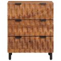 vidaXL Servírovacia skriňa 60 x 33 x 75 cm Masívne mango drevo