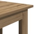vidaXL Konferenčný stolík Artisan Dub 100x60x42 cm Konštrukčné drevo