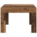 vidaXL Konferenčný stolík Staré drevo 50 x 50 x 35 cm Kompozitné drevo