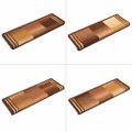 vidaXL Samolepiace nášľapy na schody 15 ks 65x21x4 cm hnedé