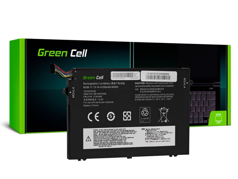 LE166 Green Cell batéria L17C3P51 L17L3P51 L17M3P51 L17M3P52 pre Lenovo ThinkPad