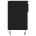 vidaXL Botník čierny 70x36x60 cm spracované drevo