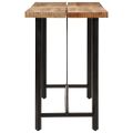 vidaXL Barový stôl 150x70x107 cm masívne recyklované drevo a železo