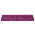 vidaXL Schodové rohože 30 ks 65x21x4 cm fialové s obdĺžnikovým okrajom