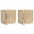 vidaXL Nočný stolík 2 ks Dub sonoma 43 x 34,5 x 47 cm Kompozitné drevo