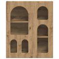 vidaXL Závesná skrinka s poličkou ELST Dub artisan 59 x 20 x 71,5 cm