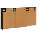 vidaXL Set kabinetov do kúpeľne 3 ks 126 x 16 x 62.5 cm