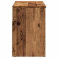 vidaXL Lavica na topánky staré drevo 80x30x45 cm kompozitné drevo