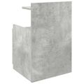 vidaXL Nočný stolík s 2 zásuvkami, betónovo sivý 40x36,5x62 cm