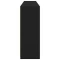 vidaXL Komoda s LED svetlami čierna 181,5x37x100 cm