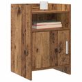 vidaXL Nočné stolíky 2 ks Staré drevo 40 x 36 x 60 cm Kompozitné drevo
