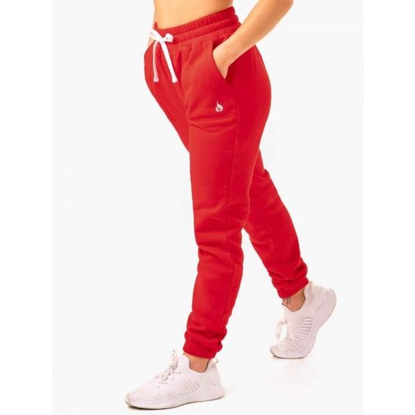 Dámske tepláky Ultimate High Waisted Red - Ryderwear