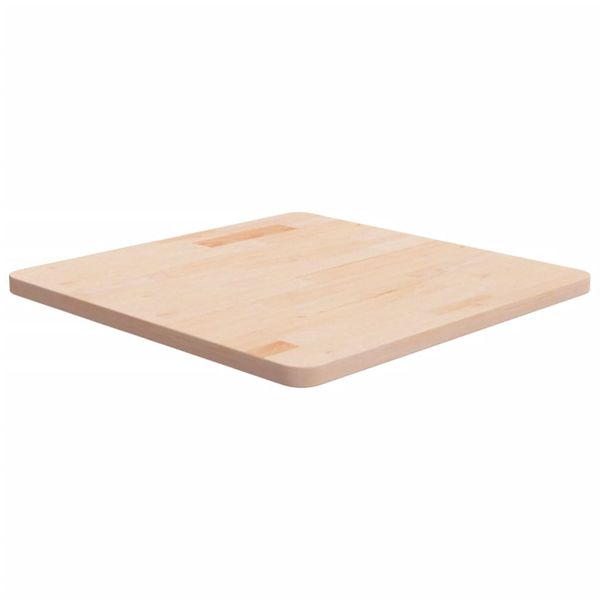 vidaXL Štvorcová stolová doska 60x60x2,5 cm neošetrený dubový masív