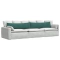 vidaXL Vankúše na pohovku 2 pcs Tmavozelená 145 x 40 cm