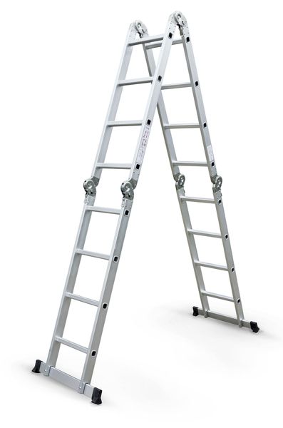 Hliníkový rebrík G21 GA-SZ-4x4-4,6M multifunkčné