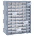 vidaXL Organizér so 60 zásuvkami 38x16x47,5 cm