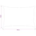 vidaXL Poťah na podložku 6 pcs HEERLEN Svetlosivá 30 x 50 cm Zamat
