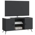 vidaXL TV skrinka 102 x 34,5 x 50 cm Čierna Kompozitné drevo