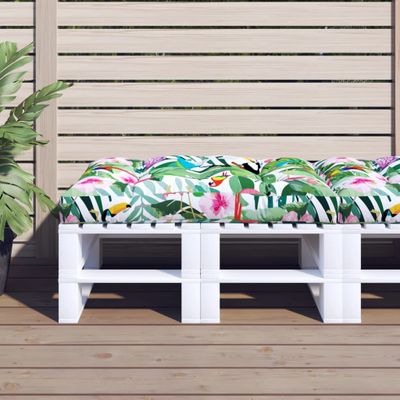 vidaXL Podložka na paletovú pohovku viacfarebná 120x80x12 cm látka
