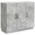 vidaXL Servírovacia skriňa Betónovo sivá 89 x 34,5 x 77 cm
