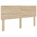 vidaXL Rám postele Sonoma dub 200 x 200 cm Inžinierske drevo