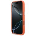 Guess HC PU FW RESIN LOGO ORANGE puzdro pre iPhone 17 Pro 6,3"