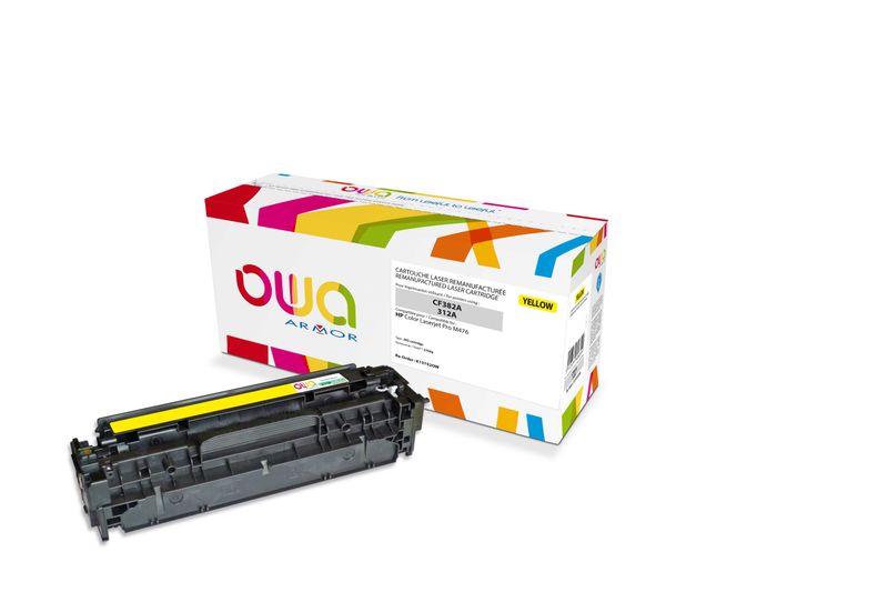 OWA Armor toner kompatibilný s HP CF382A, 2700st, žltá/yellow