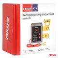Diaľkový automatický vypínač akumulátora 12V 240A (BATT) AMiO-04832