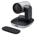Logitech PTZ Pro 2 Camera / 1080p/30fps / motorizované 260stupňové otáčení / USB Webkamera, HD, 1920x1080, USB, 260° motorizované otácení, dálkové ovládání, cerná - stríbrná