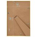 vidaXL Fotorámiky na stenu alebo stôl 3 ks zlaté 28x35 cm MDF