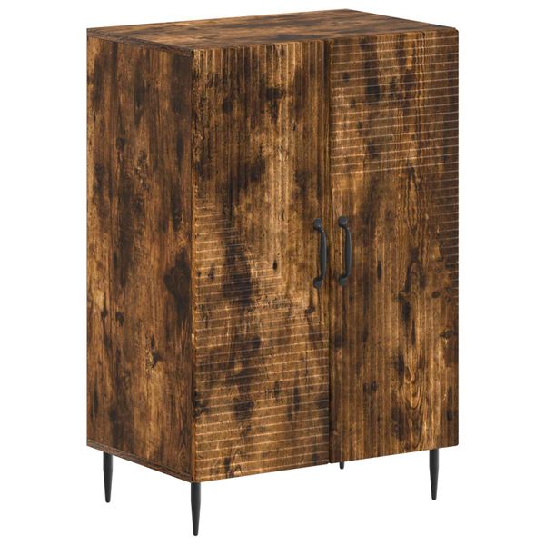 vidaXL Skriňa na topánky HAARLEM 59,5 x 39,5 x 89,5 cm Dymový dub