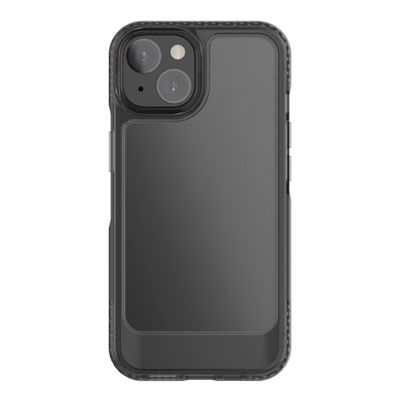Gumené puzdro UMODEL pre iPhone 15 Plus 6,7" čierne priehľadné