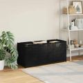 vidaXL Úložný box, čierny 105x34,5x45 cm, látka