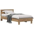 vidaXL Rám postele Remeselný dub 75 x 190 cm Kompozitné drevo
