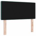 vidaXL LED hlavová doska s LED pásikmi Tmavozelená 100 cm Zamat